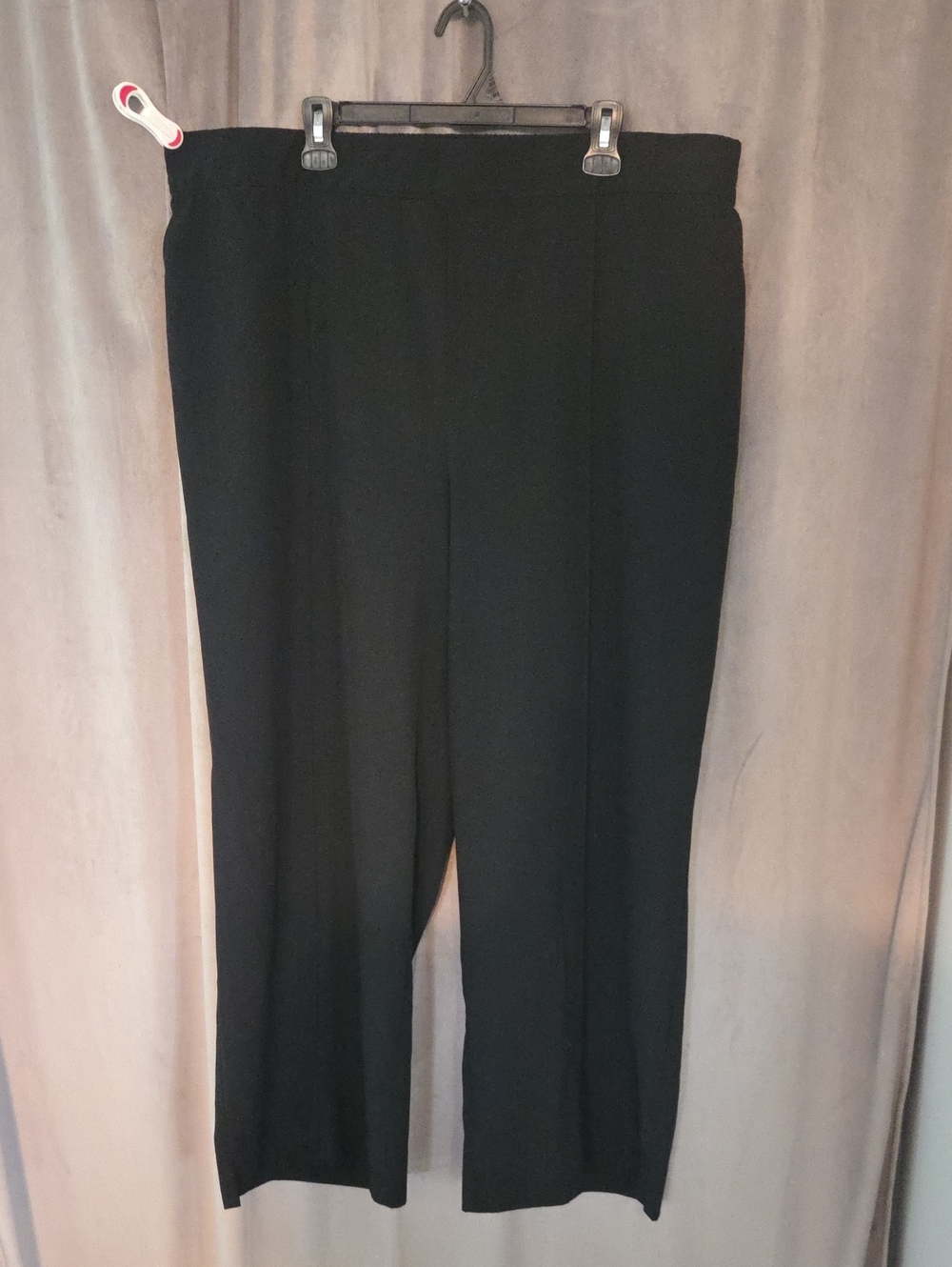 Women's Active Zone 2x Black Straight-Leg Track Style Pants